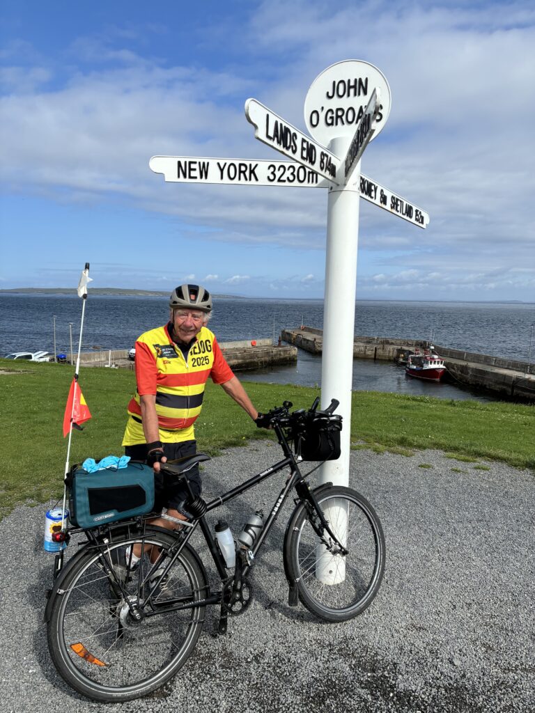 Graham at John O'Groats